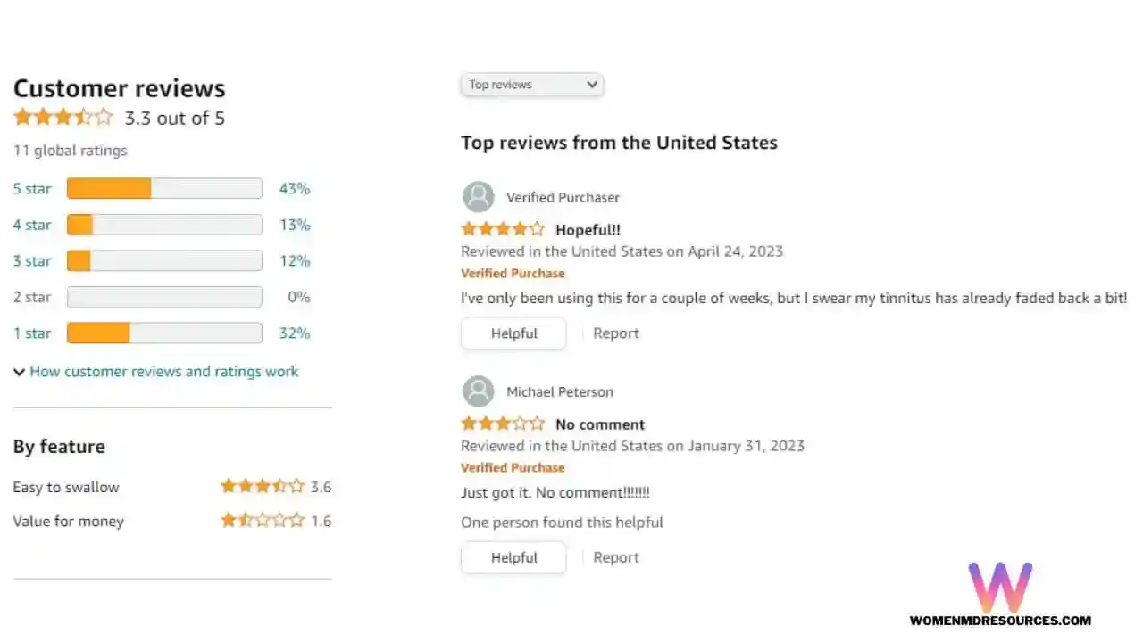 Quietum Plus Customer Reviews On Amazon