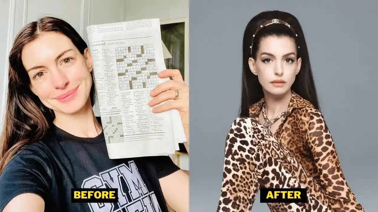 Anne Hathaway Before After Pic
