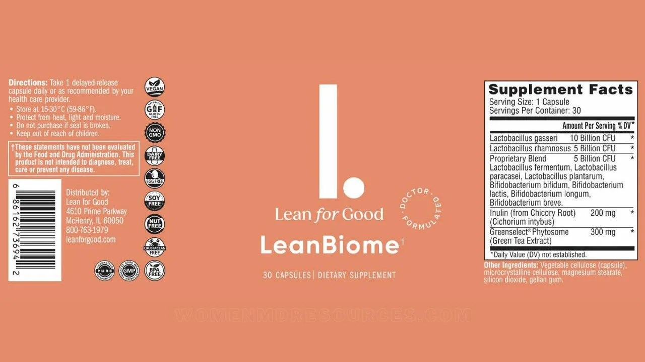 LeanBiome Ingredients List