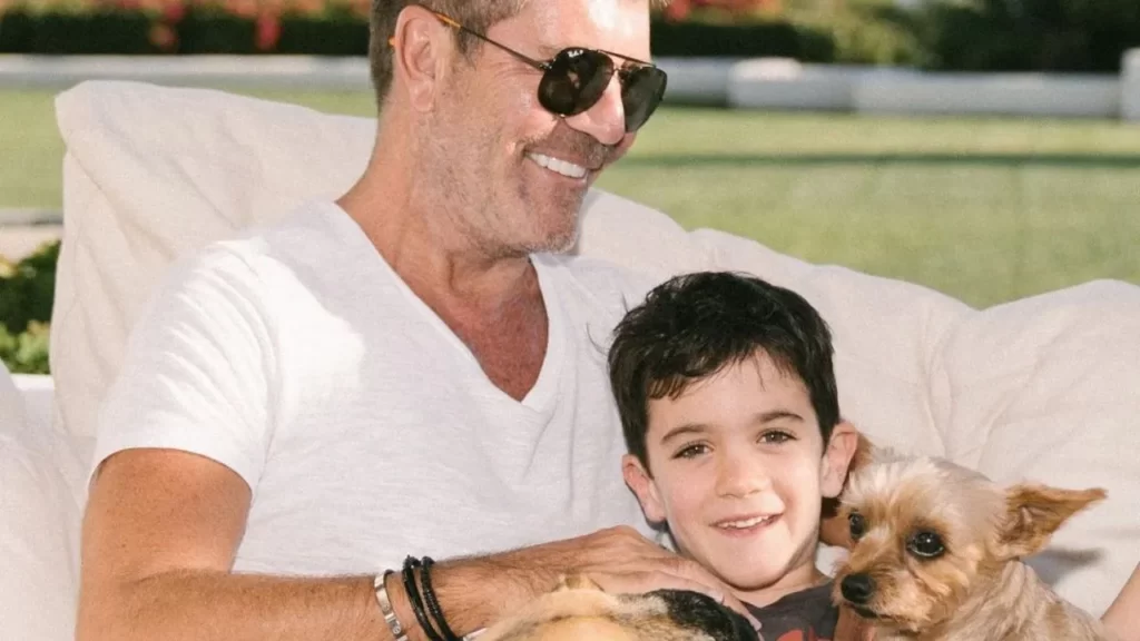 Simon Cowell With Son Eric Cowell
